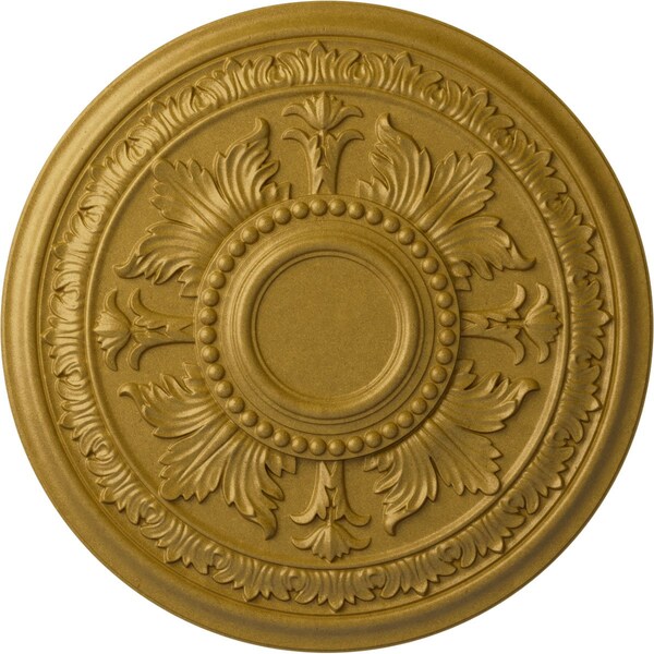 Ekena Millwork Tellson Ceiling Medallion (Fits Canopies up to 6 3/4"), 30 5/8"OD x 2 1/2"P, Pharaohs Gold CM30TEPGS - main